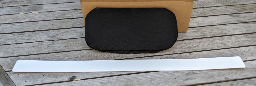 pad and plastic strap